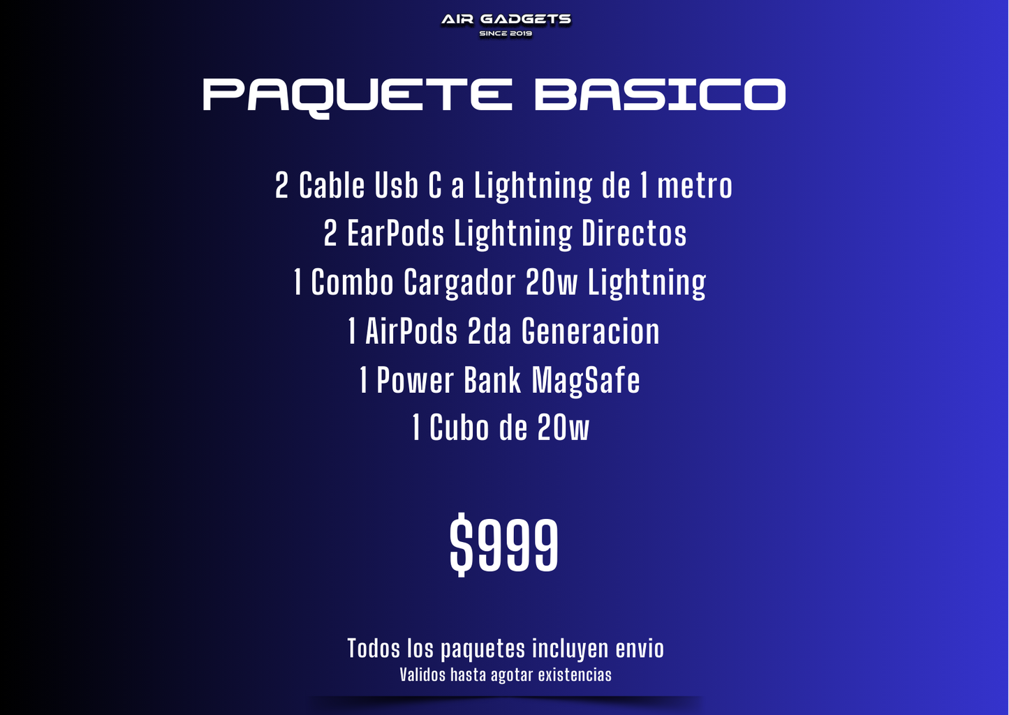 Paquete Basico