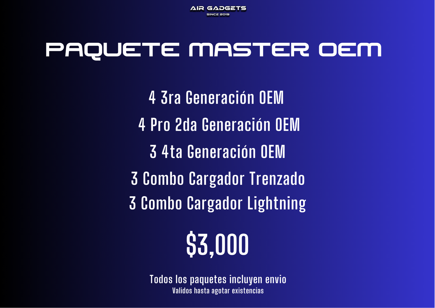 Paquete Master OEM