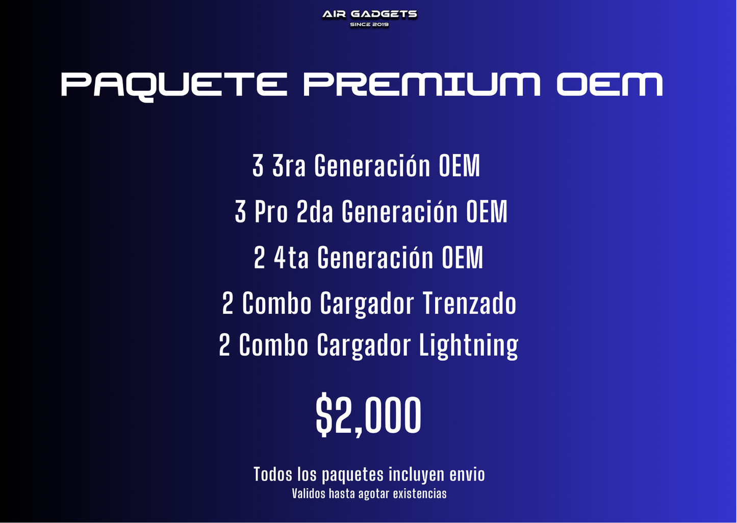 Paquete Premium OEM