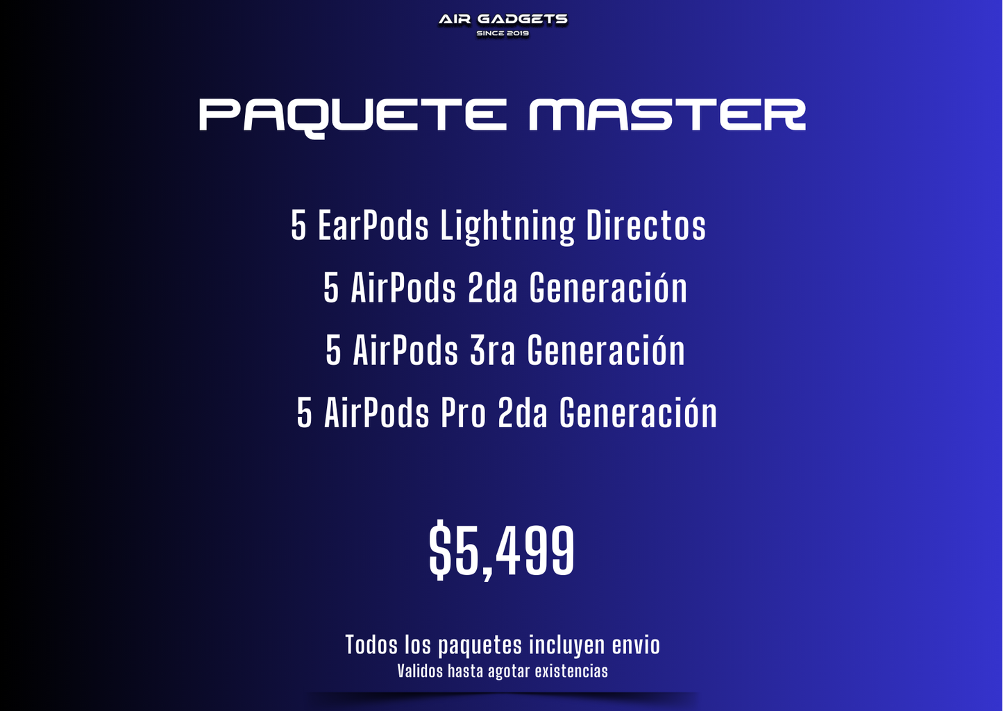 Paquete Master