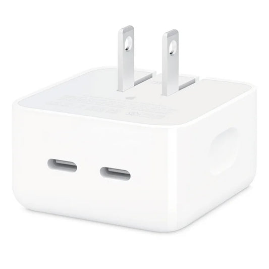 Adaptador de Corriente de 35W con dos puertos USB-C