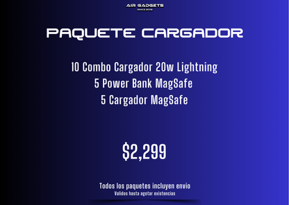 Paquete Cargador