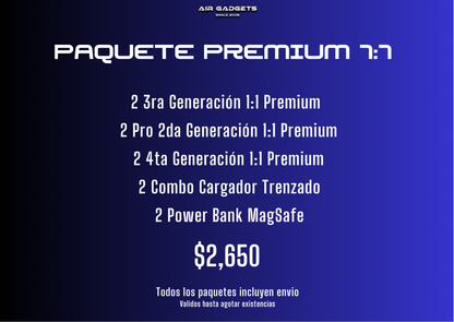 Paquete Premium 1:1